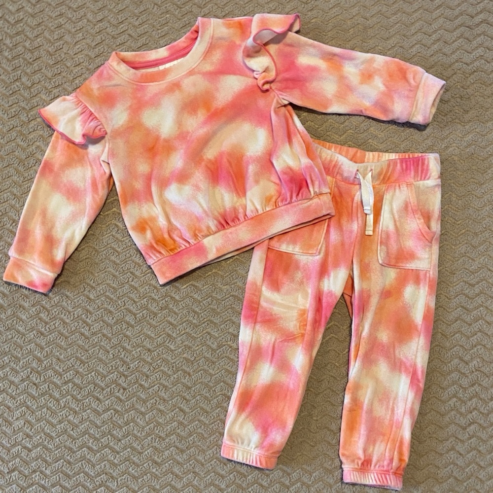Cat & Jack Pink and Orange Kids Matching Set